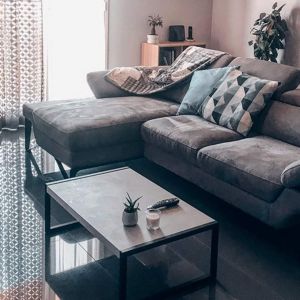 Luxury, Coffee table, Concrete Effect, Grey