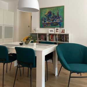 Mesa de cocina extensible Easy, 140(220)x90 cm, color Blanco brillante