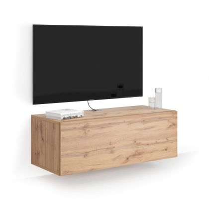 Meuble TV Mural Easy Avec Tiroir, Bois Rustique image principale