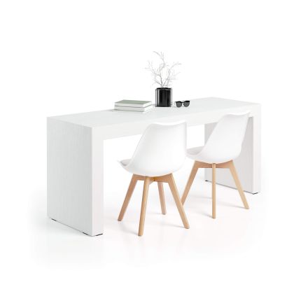 Bureau Evolution 180x60, Witte As met Twee Poten hoofdafbeelding