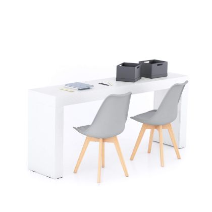 Bureau Evolution 180x40, Essen Wit met twee poten hoofdafbeelding