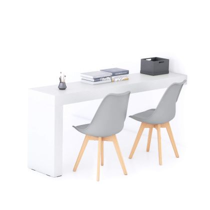 Bureau Evolution 180x40, Essen Wit met één poot hoofdafbeelding