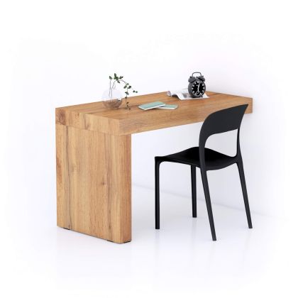 Bureau Evolution 120x60, Rustiek Eiken met Één Poot hoofdafbeelding