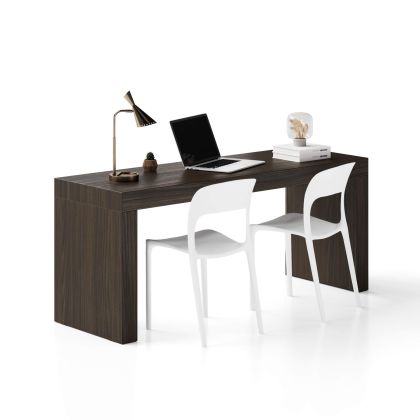 Bureau Evolution 180x60 amerikaanse walnoot met twee poten hoofdafbeelding