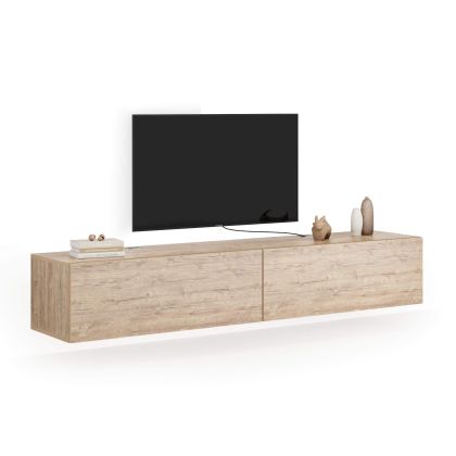 Easy Living Room Wall Unit 1, Oak, 208x44x36 cm main image