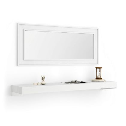 Consolle Sospesa Evolution 180x40, Bianco Frassino immagine principale