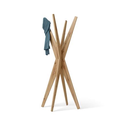 Coat stand, Emma Rustic Oak main image