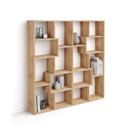 Iacopo S Bookcase (160.8 x 158.2 cm), Rustic Oak main image