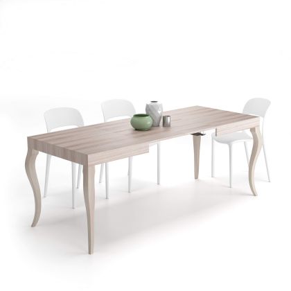 Uitschuifbare Tafel, Classico, 120(200)x80 cm, Licht Iepen hoofdafbeelding