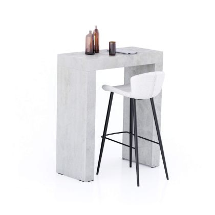 Evolution High Table 90x40, Concrete Effect, Grey main image