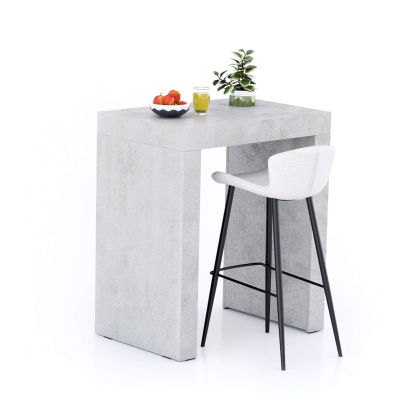 Evolution High Table 90x60, Concrete Effect, Grey main image