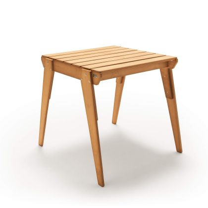Gartentisch aus Holz 80x80 cm, Elena, Teak Farbe