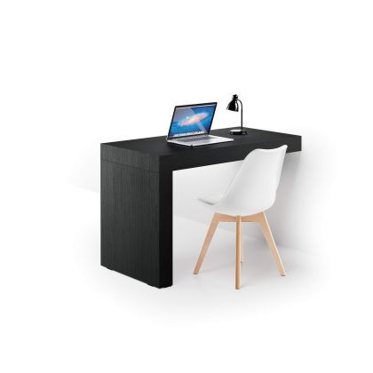 Table de bureau Evolution 120x60, Frêne Noir avec Un Pied image principale