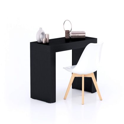 Table de bureau Evolution 90x40, Frêne Noir avec 2 pieds image principale