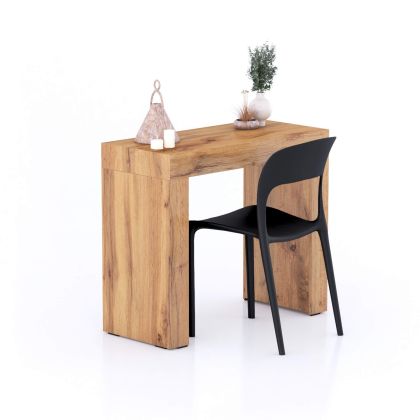 Evolution dining table 90x40, Rustic Oak with Two Legs main image