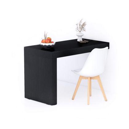 Evolution dining table 120x60, Ashwood Black with One Leg main image