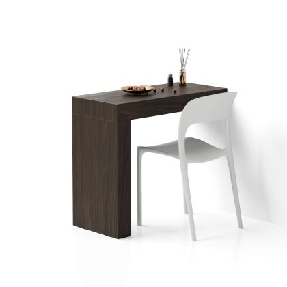 Evolution dining table with One Leg 90x40, Dark Walnut main image