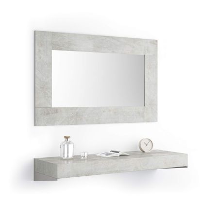 Floating Console Table Evolution 120x40, Concrete Effect, Grey Effect main image
