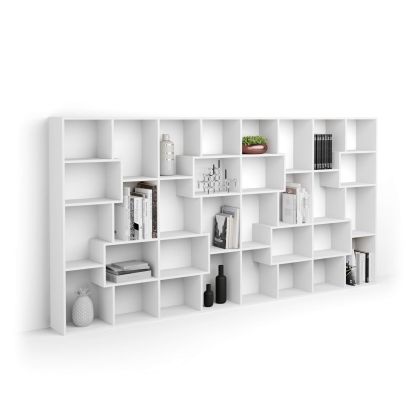Iacopo L Bookcase (160.8 x 314.6 cm), Ashwood White main image