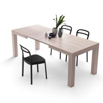 Table à manger extensible, Iacopo, 140(220)x90 cm, Orme Perle image principale