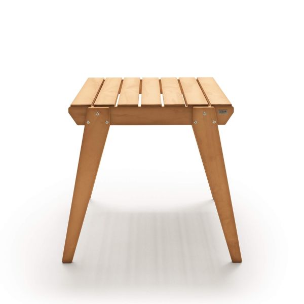 Gartentisch aus Holz 80x80 cm, Elena, Teak Farbe Detailbild 1