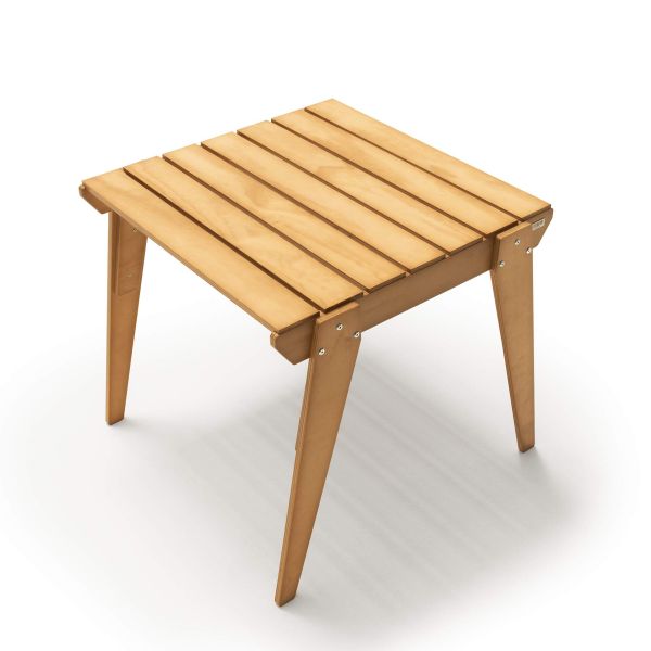 Table de jardin en bois 80 x 80 cm, Elena, Couleur Teck image détaillée 3