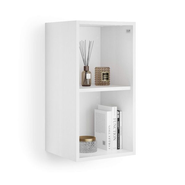 X Wall Unit 27.55 in Without Door, Ashwood White detail image 1