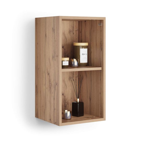 X Wall Unit 27.55 in Without Door, Rustic Oak detail image 1