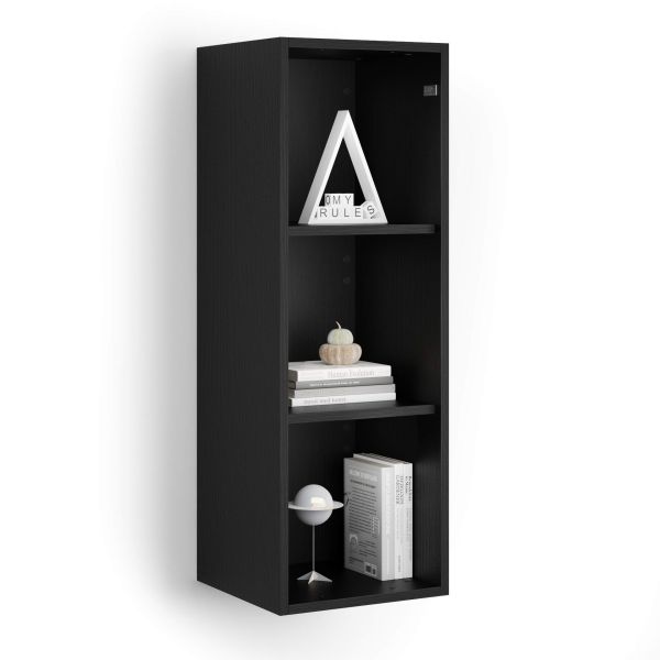 X Wall Unit 40.94 in Without Door, Ashwood Black detail image 1