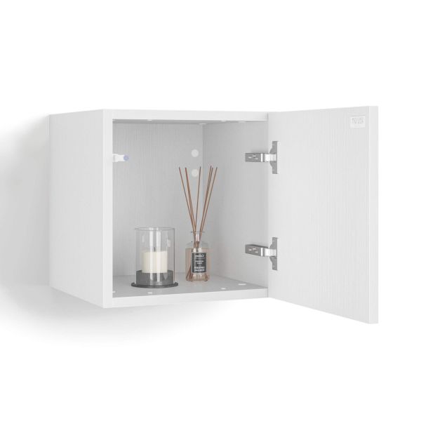 Easy Wall Unit 14.17 in, with Vertical Door, Ashwood White detail image 1