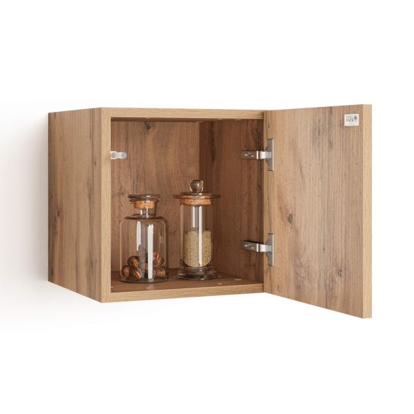 Easy Wall Unit 14.17 in, with Vertical Door, Rustic Oak detail image 1