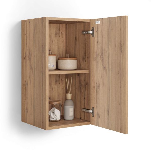 Easy Wall Unit 27.55 in, with Flap Door, Rustic Oak detail image 3