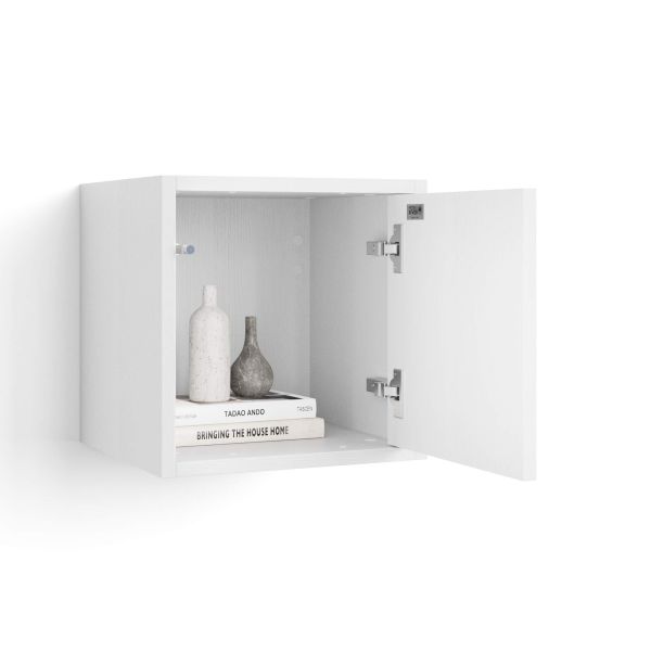 Iacopo Wall Unit 14.17 in, with Vertical Door, Ashwood White detail image 1