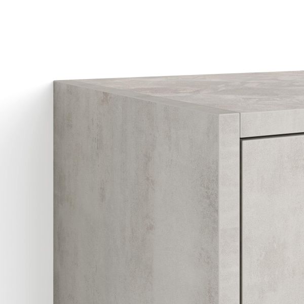 Iacopo Wall Unit 14.17 in, with Vertical Door, Concrete Effect, Grey detail image 2