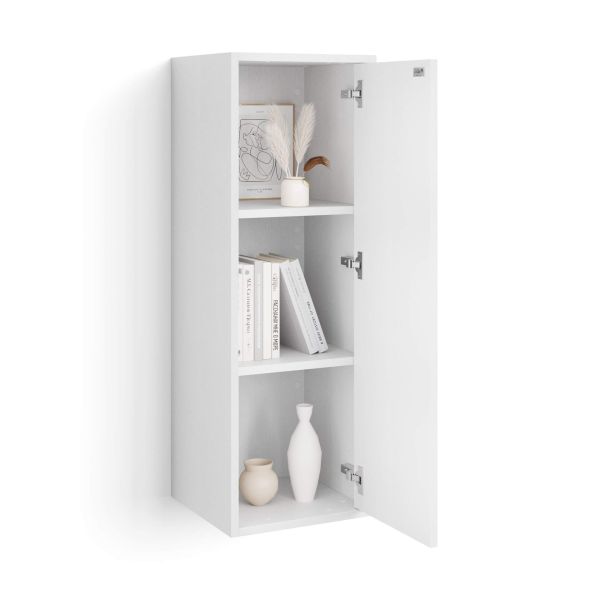 Iacopo Wall Unit 40.94 in, with Vertical Door, Ashwood White detail image 1