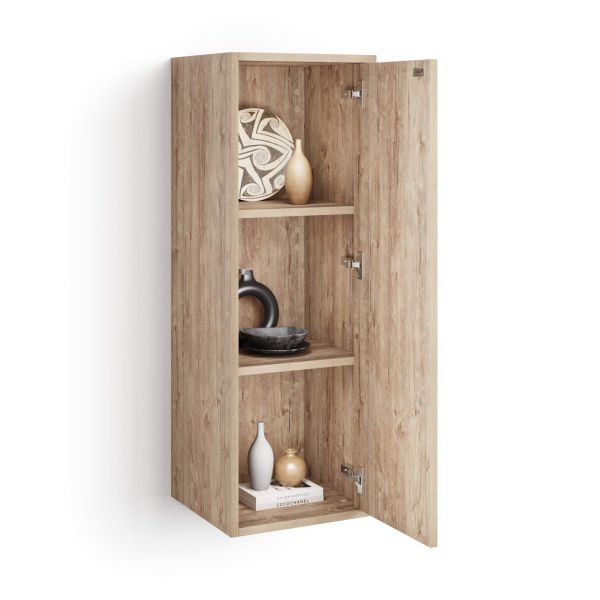 Iacopo Wall Unit 40.94 in, with Vertical Door, Oak detail image 1