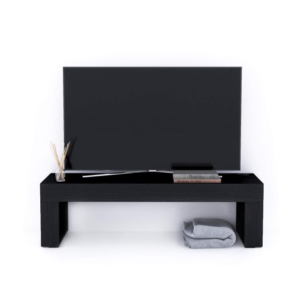 Evolution TV Stand 47.2x15.7 in, with Wireless Charger, Ashwood Black detail image 1