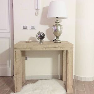 First, Extendable Console Table, Oak