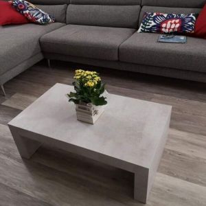 First H30, Coffee table, Concrete Effect, Grey