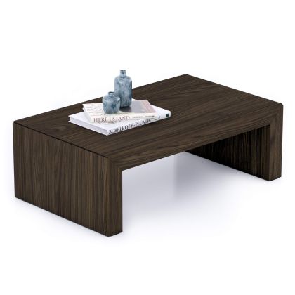 Angelica, Italian Style, low Coffee Table, Dark Walnut