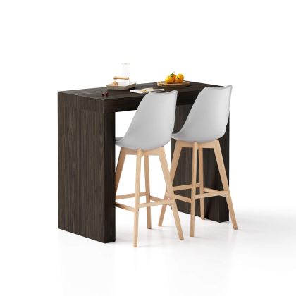 Evolution High Table 47.2 x 23.6 in, Dark Walnut