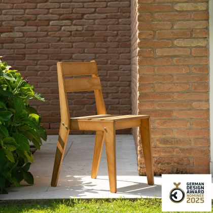 Wooden Garden Chair, Elena, Teak Color