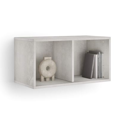 X Wall Unit 27.55 in Without Door, Concrete Effect, Grey main image