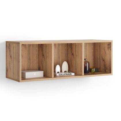 X Wall Unit 40.94 in Without Door, Rustic Oak