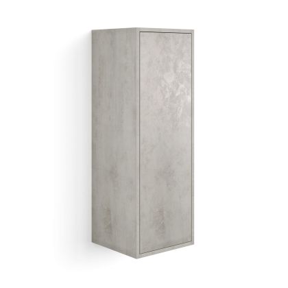 Iacopo Wall Unit 40.94 in, with Vertical Door, Concrete Effect, Grey