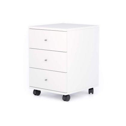 Clara Drawer unit on castors, Matt White