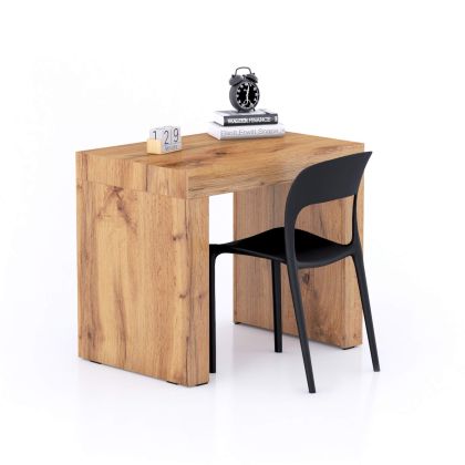 Evolution Desk 35.4 x 23.6 in, Rustic Oak with Two Legs