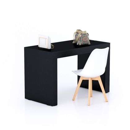 Evolution Desk 47.2 x 23.6 in, with Wireless Charger, Ashwood Black with Two Legs