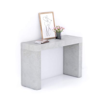 Evolution Console Table 47.2x15.7 in, Concrete Effect, Grey