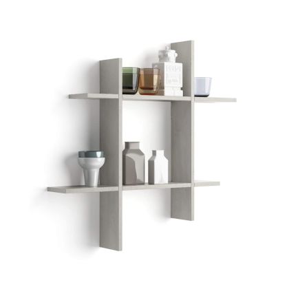 Angelica Shelves # Concrete Effect, Grey